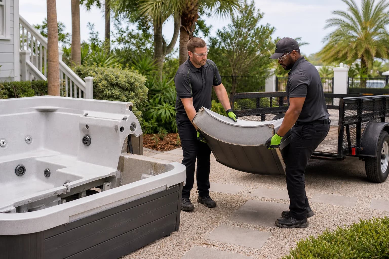 Hot Tub Removal in the Charleston area